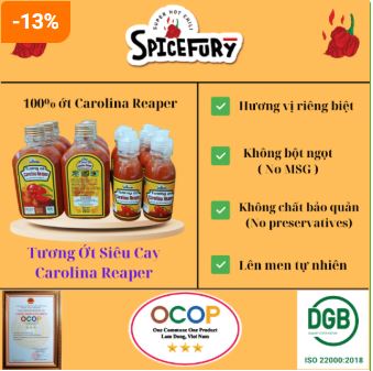 Tương Ớt Carolina Reaper
