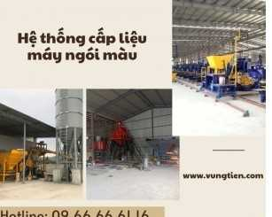 Hệ thống cấp liệu tập trung cho nhà máy ngói màu quy mô lớn