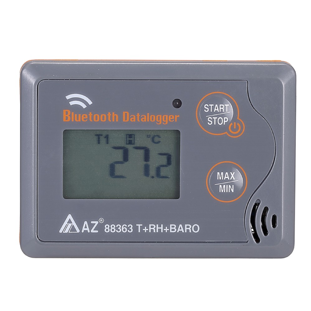 Data Logger đo ghi nhiệt độ, độ ẩm, áp suất khí quyển bluetooth AZ 88363