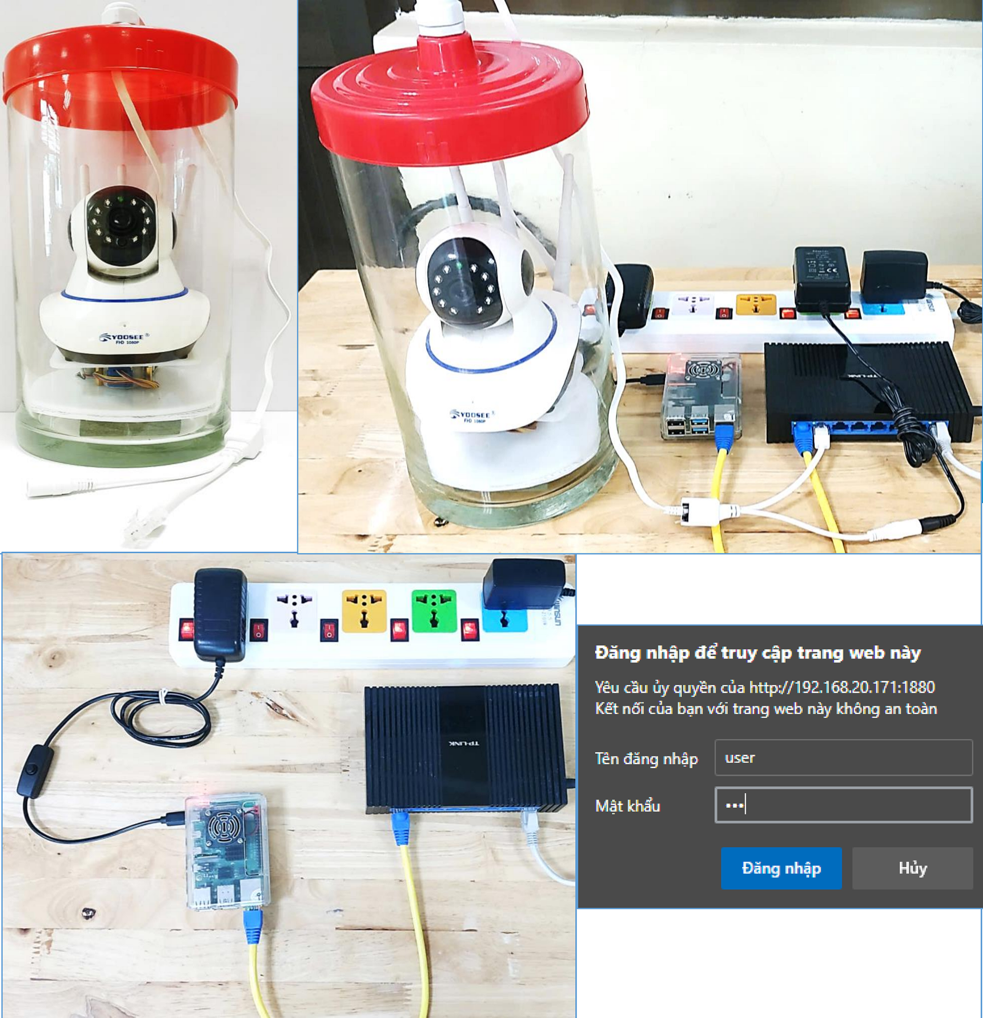 Camera giám sát dưới nước cho ao nuôi thủy sản