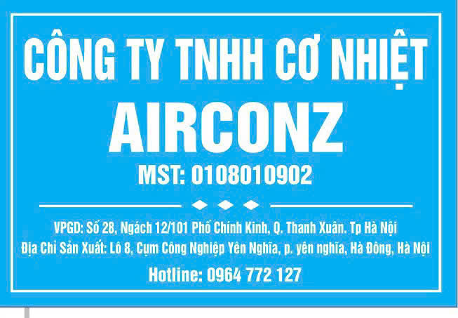CÔNG TY TNHH CƠ NHIỆT AIRCONZ